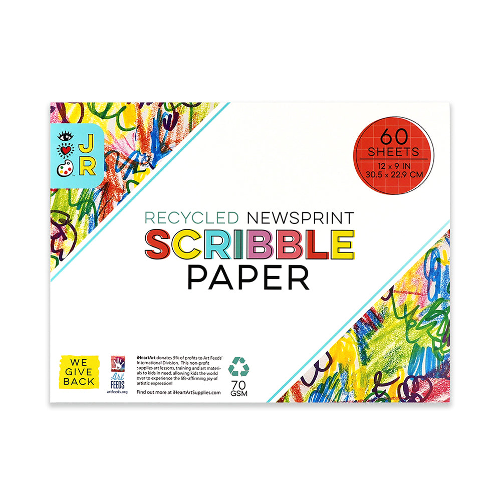 JR Recycled Newsprint Pad-12" x 9"