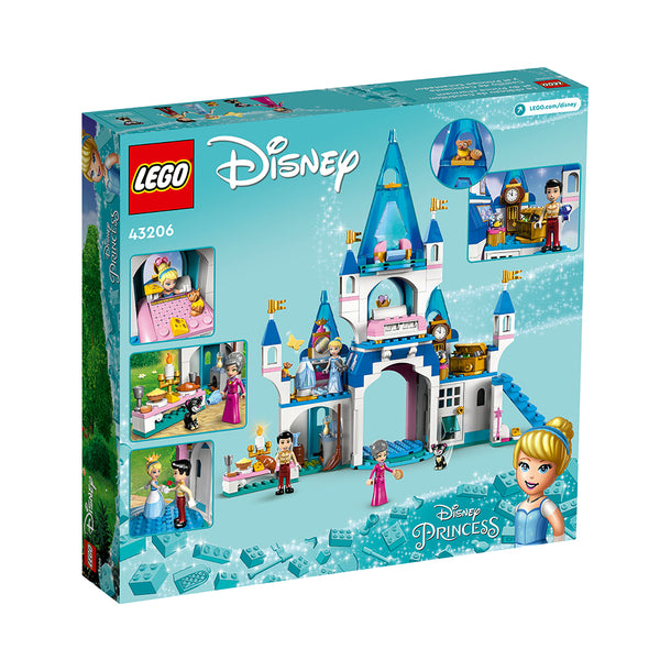LEGO  Disney Cinderella and Prince Charming’s Castle 43206 Building Kit (365 Pcs)