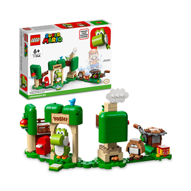 LEGO Super Mario Yoshi’s Gift House Expansion Set 71406 Building Kit (246 Pieces)