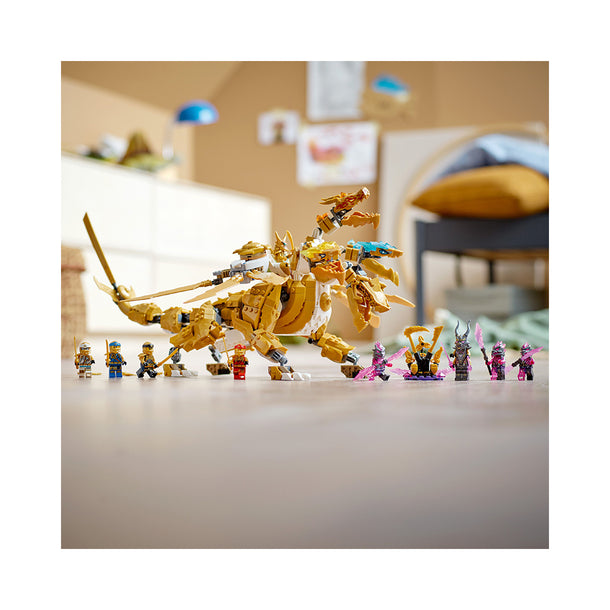 LEGO NINJAGO Lloyd’s Golden Ultra Dragon 71774 Building Kit (989 Pieces)