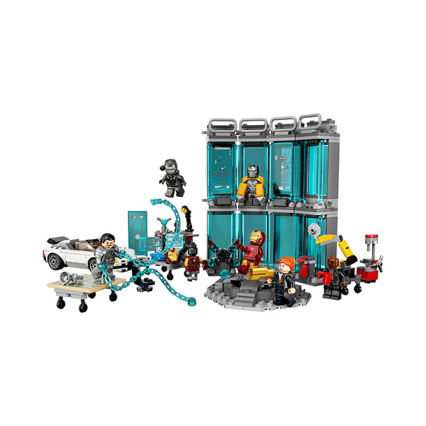 LEGO Marvel Iron Man Armory 76216 Building Kit (496 Pieces)