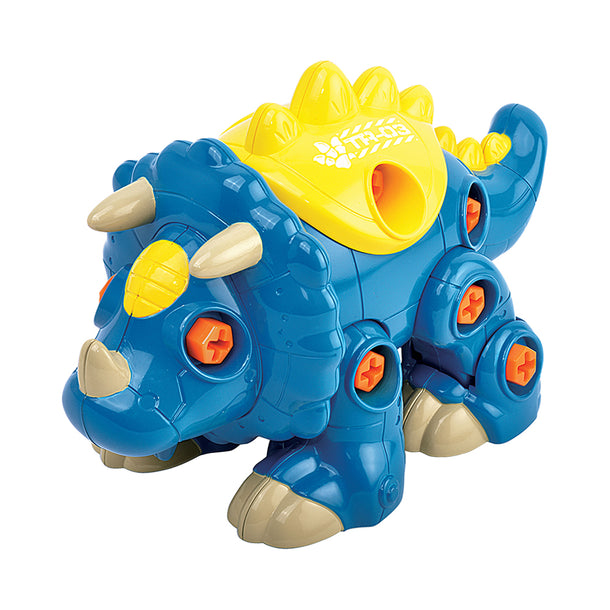 Mastermind Toys Create a Dinosaur - Blue Triceratops