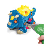 Mastermind Toys Create a Dinosaur - Blue Triceratops
