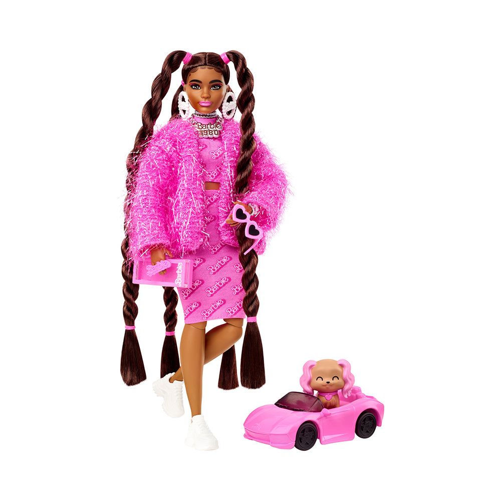 Barbie Extra Doll 14 in Fashion & Accessories, with Pet Mastermind Toys