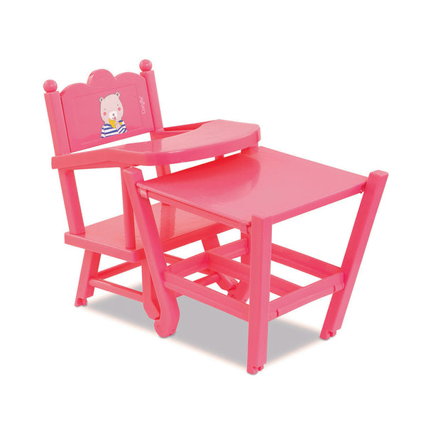 2-in-1 High Chair Pink