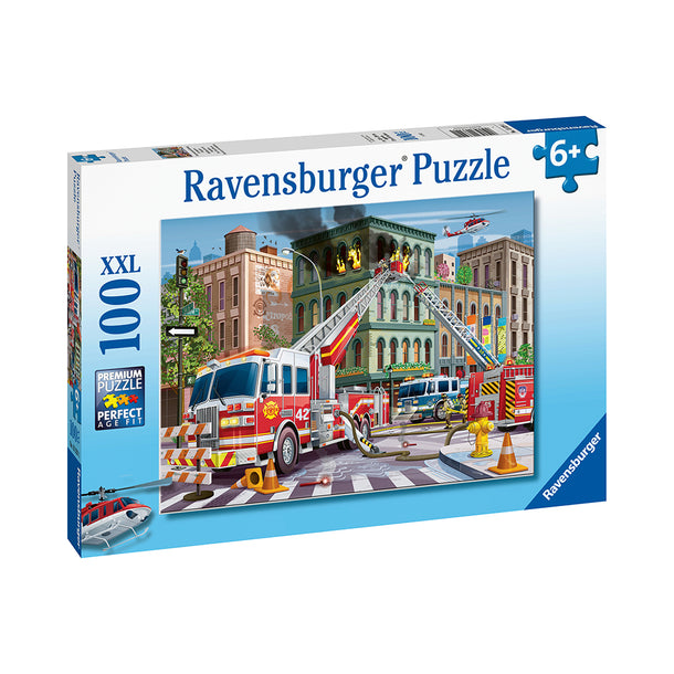 Ravensburger Fire Truck Rescue 100pc Puzzle