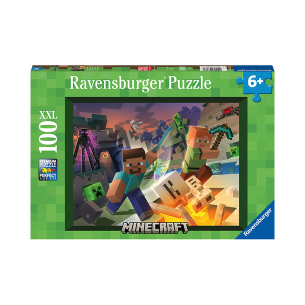 Ravensburger Monster Minecraft 100pc Puzzle
