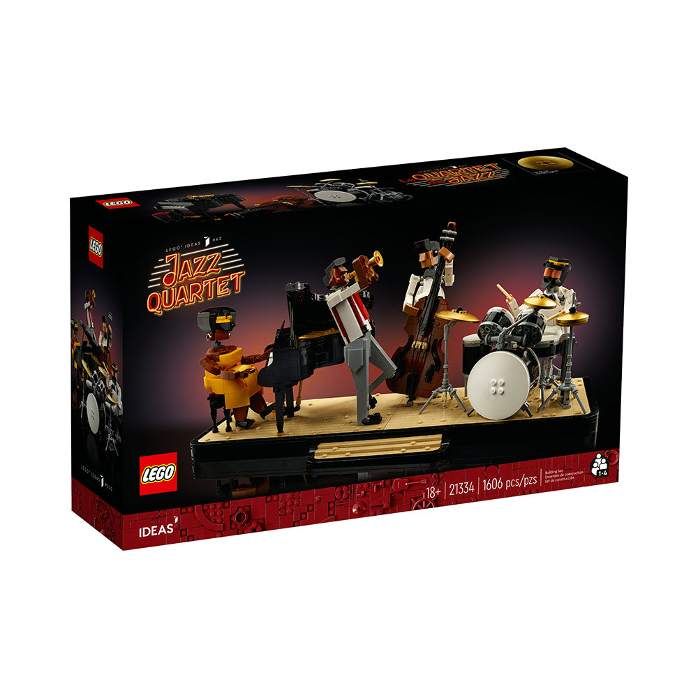 LEGO® Ideas Jazz Quartet 21334 Building Kit for Music-Loving Adults (1,606 Pieces)