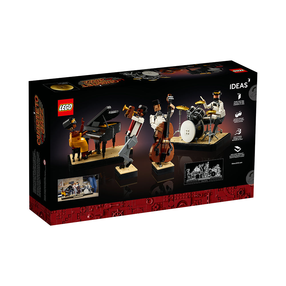 LEGO® Ideas Jazz Quartet 21334 Building Kit for Music-Loving Adults (1,606 Pieces)