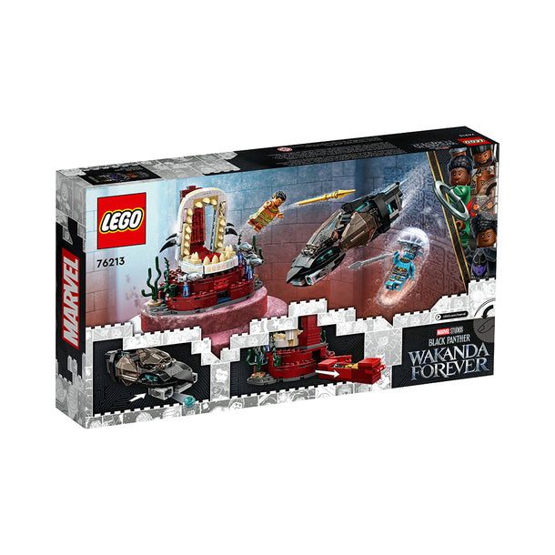 LEGO Marvel Black Panther Wakanda Forever King Namor’s Throne Room 76213 Building Kit (355 Pieces)