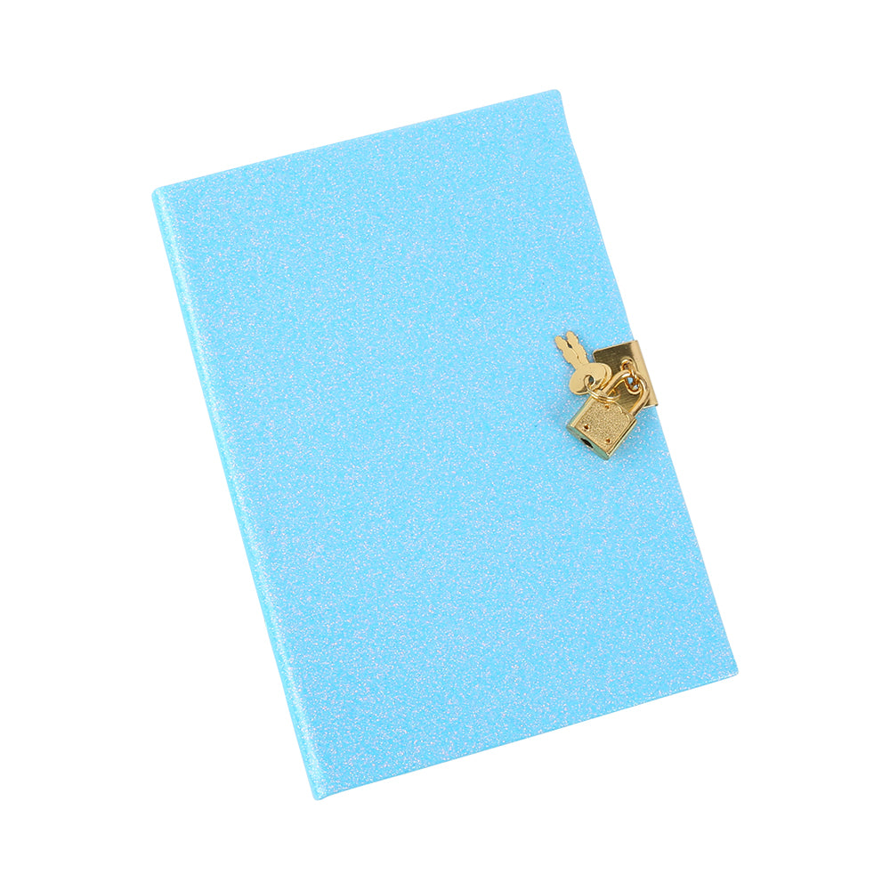Mastermind Toys Lock Journal Ice Blue Sparkle