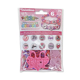 Rainbow Loom Valentines Bracelet Buttons Bracelet Kit