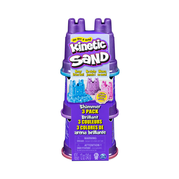 Kinetic Sand Shimmer Sand 3pk