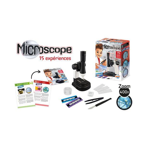 Microscope 15 experiments Mastermind Toys