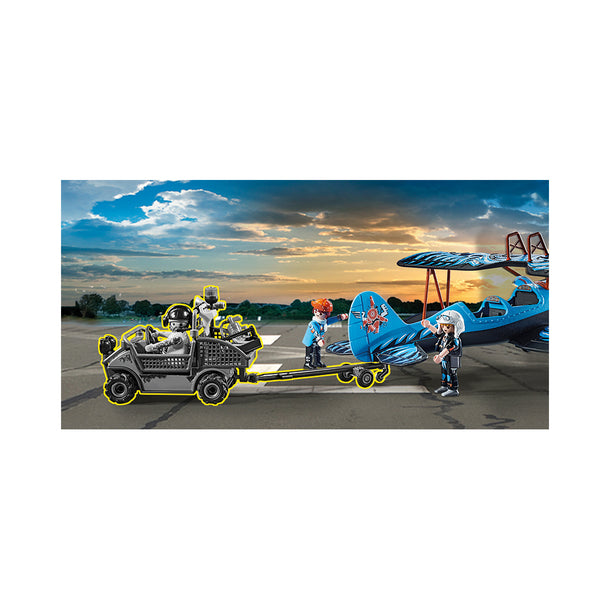 Playmobil Air Stunt Show Phoenix Biplane Playset