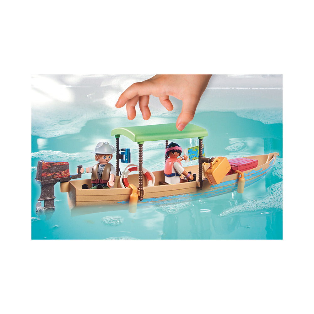 Playmobil Wiltopia Boat Trip to the Manatees Playset