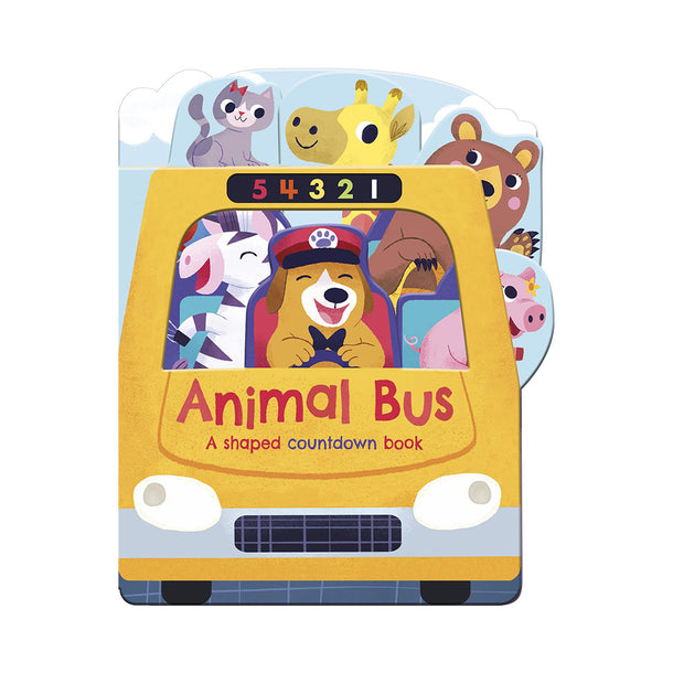 Animal Bus A shaped countdown book