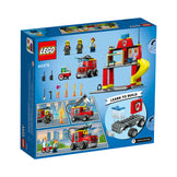 LEGO City Fire Station and Fire Truck 60375 Building Toy Set (153 Pieces)