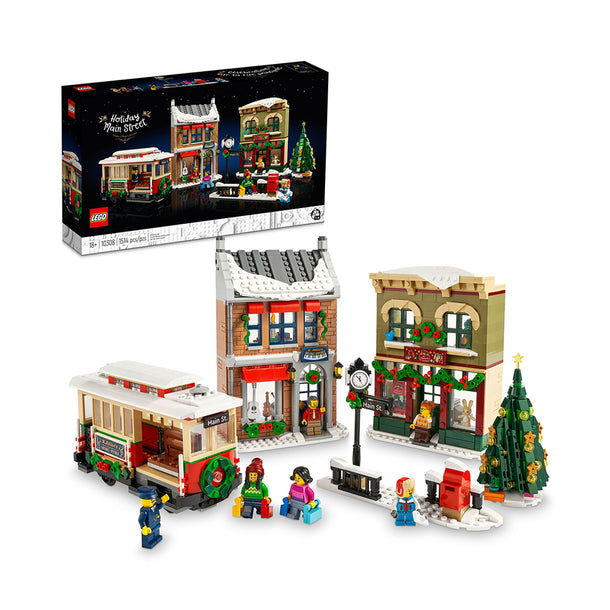 LEGO Holiday Main Street 10308 Building Kit for Adults and Families (1,514 Pieces)