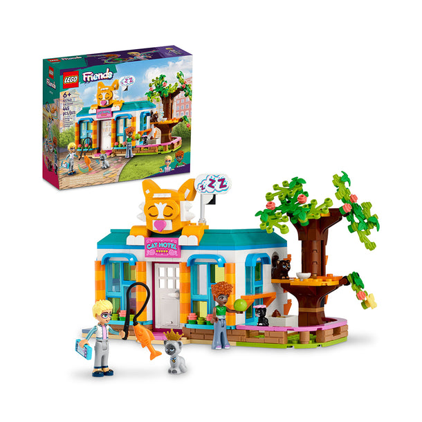 LEGO Friends Cat Hotel 41742 Building Toy Set (445 Pieces)