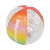 Mastermind Toys Inflatable Jumbo Beach Ball Rainbow Glitter 22