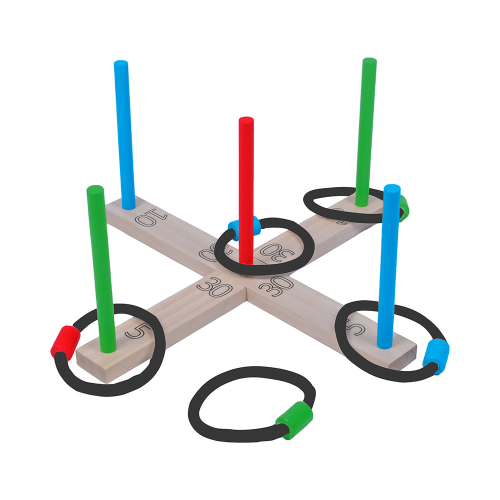 MMT Wooden Ring Toss Set