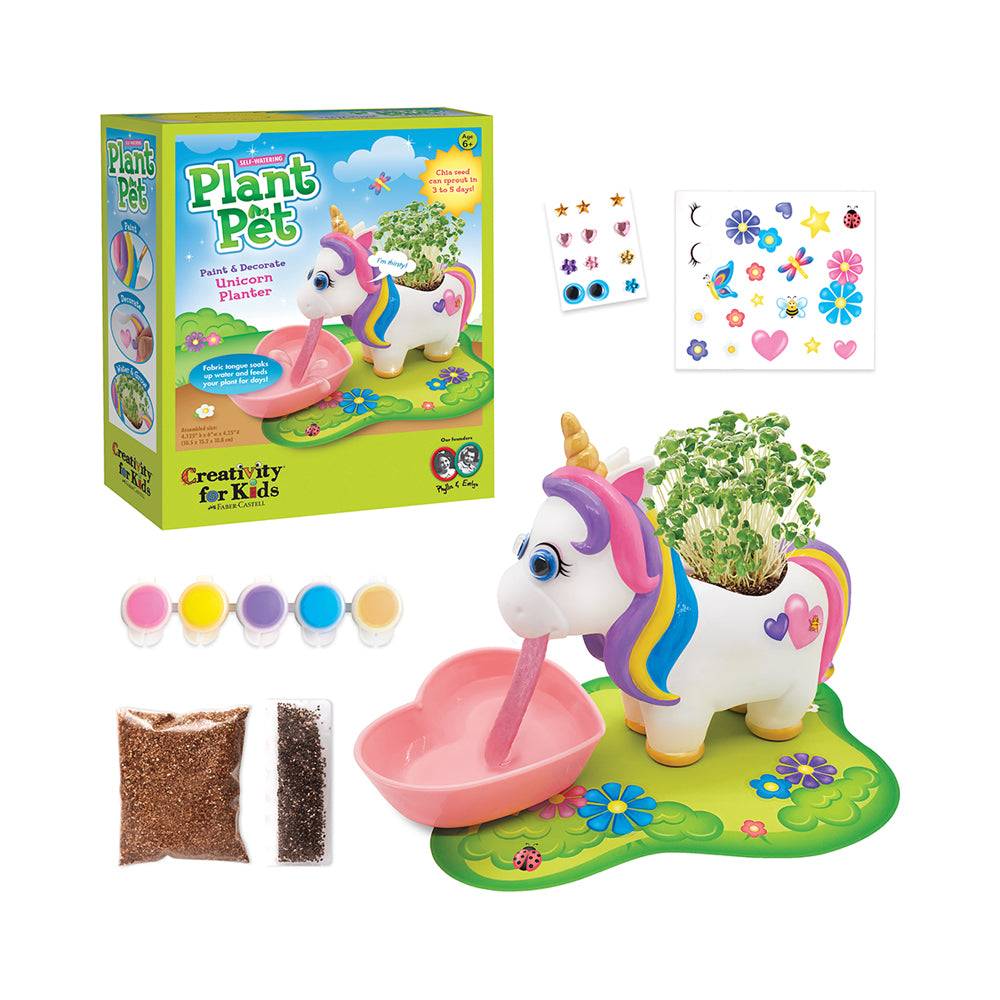 Creativity for Kids Self-Watering Plant Pet Unicorn