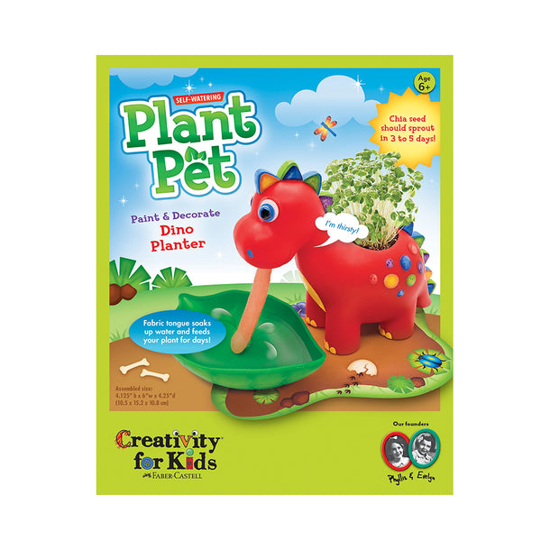 Creativity for Kids Self-Watering Plant Pet Dinosaur