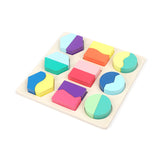 Mastermind Toys Baby Wooden Shape Sorter Puzzle 18 Pieces
