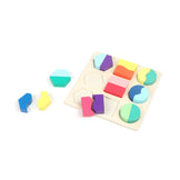Mastermind Toys Baby Wooden Shape Sorter Puzzle 18 Pieces