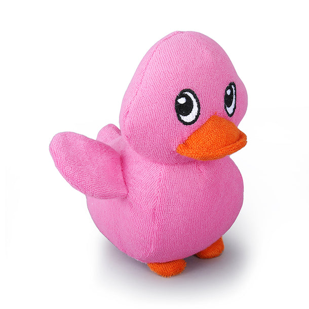 Mastermind Toys Baby Terry Cloth Duckie Pink