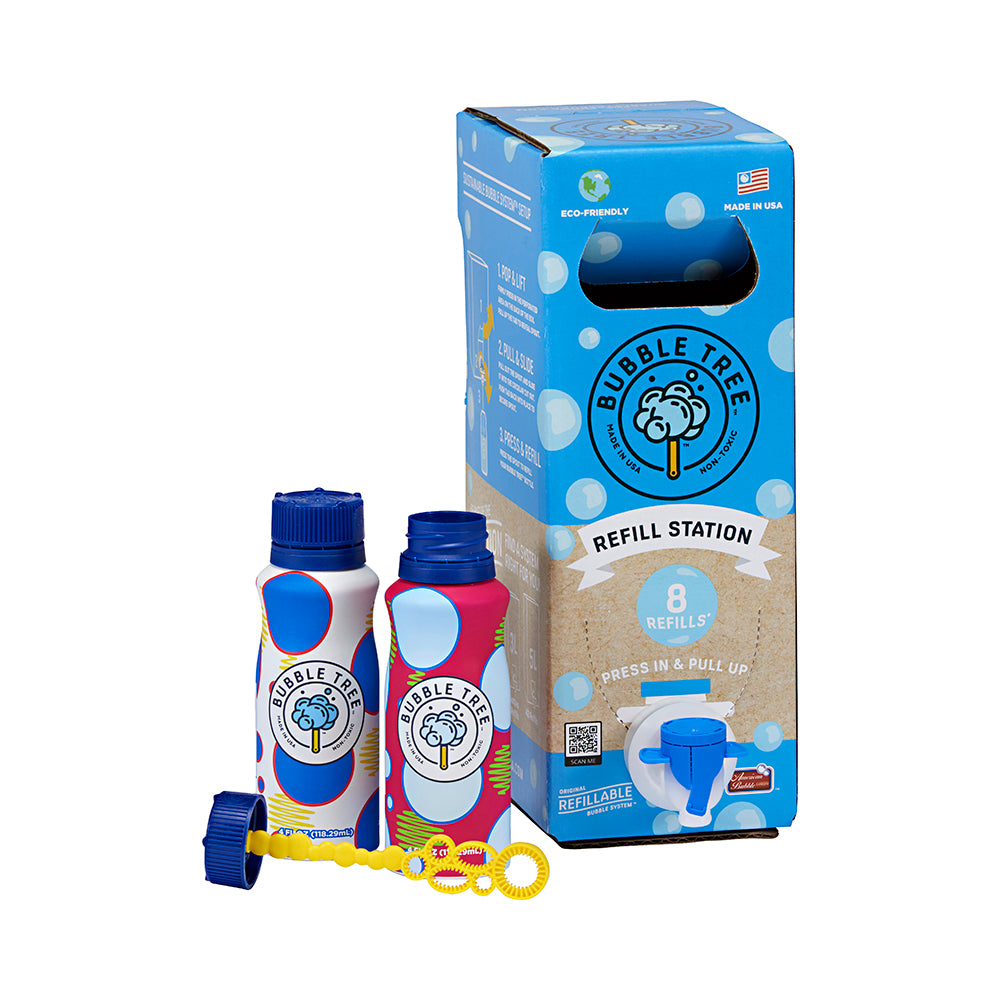 Bubble Tree 4oz Bubble 2PK with 1L Refill Solution