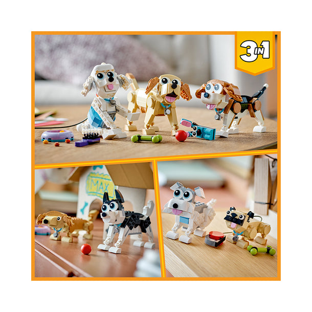 LEGO Creator Adorable Dogs 31137  Building Set (475 Pieces)