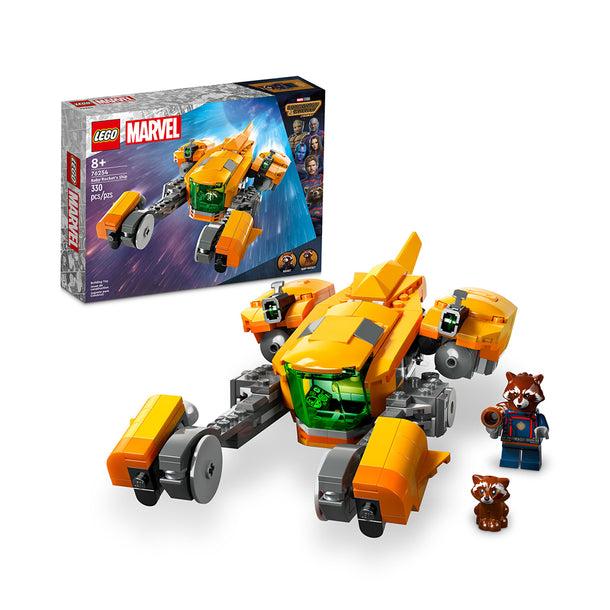 LEGO Marvel Baby Rocket’s Ship 76254 Building Toy Set (330 Pieces)