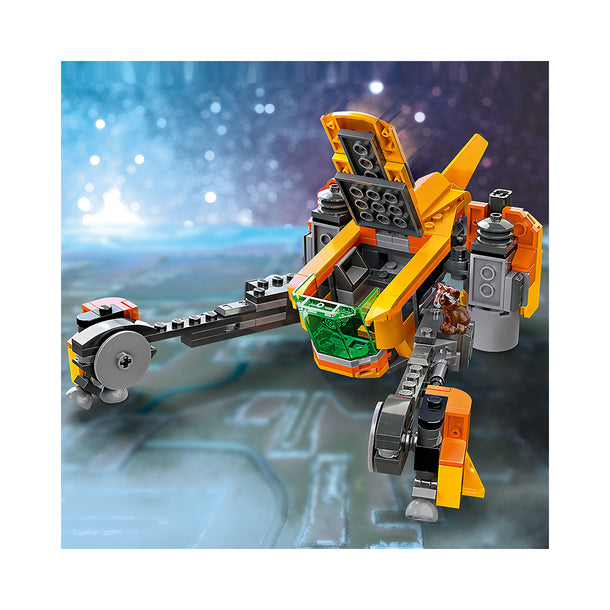 LEGO Marvel Baby Rocket’s Ship 76254 Building Toy Set (330 Pieces)