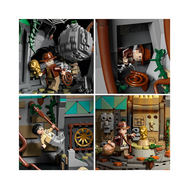 LEGO Indiana Jones Temple of the Golden Idol 77015 Building Kit (1,545 Pieces)
