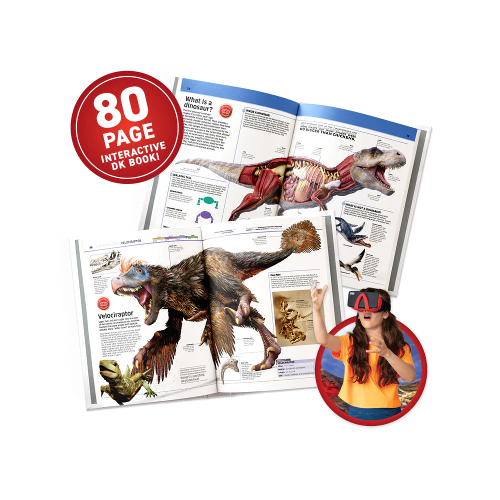 Dinosaurs! VR Discovery Gift Box with DK Book