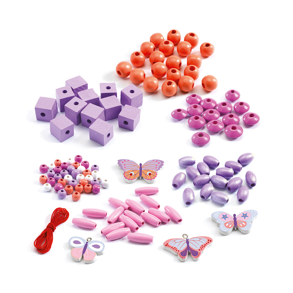 Wooden Bead Kit Butterflies Mastermind Toys