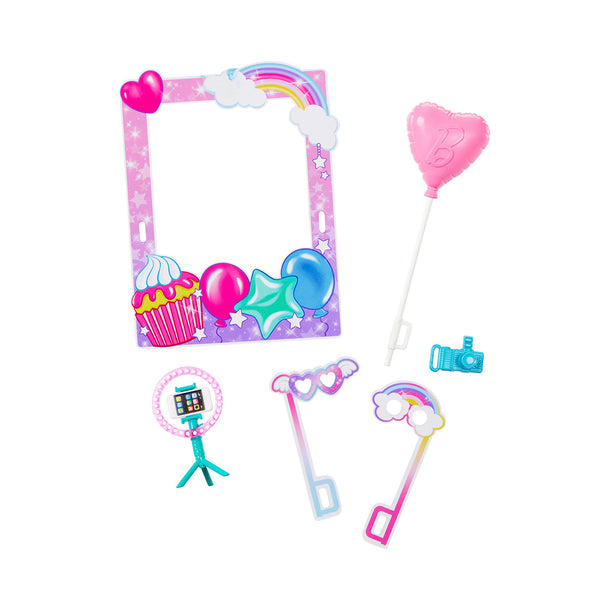 Barbie Celebration Fun Photobooth Playset with Skipper & Stacie Dolls & Accessories