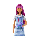 Barbie Salon Stylist Doll with Purple Hair & Accessories