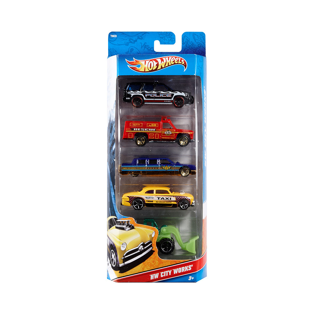 Hot Wheels Basic Car Assorted 5 Pack – Mastermind Toys