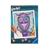 CreArt Dreaming Owl Painting by Numbers 9.5x12