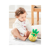 Farmstand Roll-Around Pineapple Rattle Baby Toy