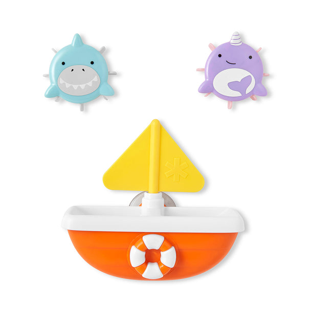 Zoo Tip & Spin Boat - Shark/Narwhal