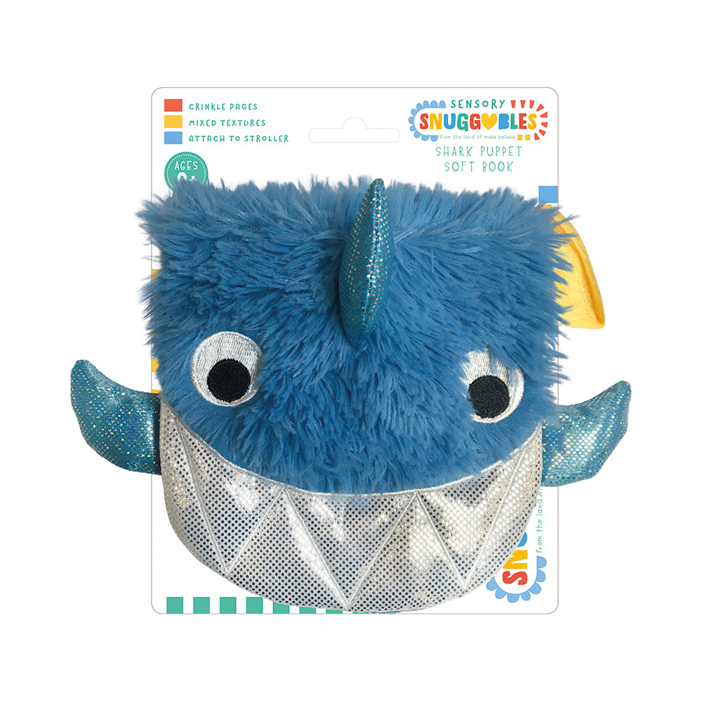 Sensory Snuggables Splash HandPuppet Cloth Book Mastermind Toys