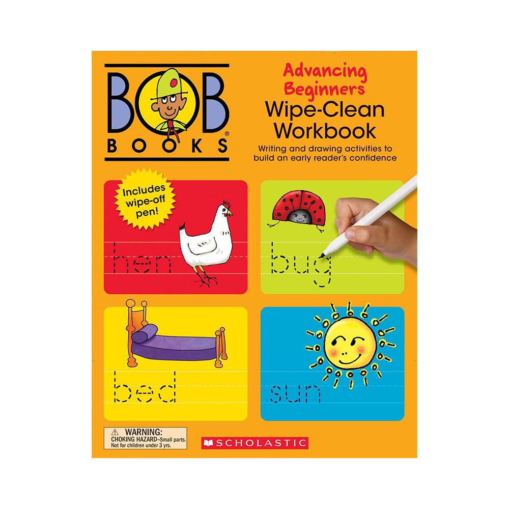 Bob Books - Wipe-Clean Workbook: Advancing Beginners | Mastermind Toys