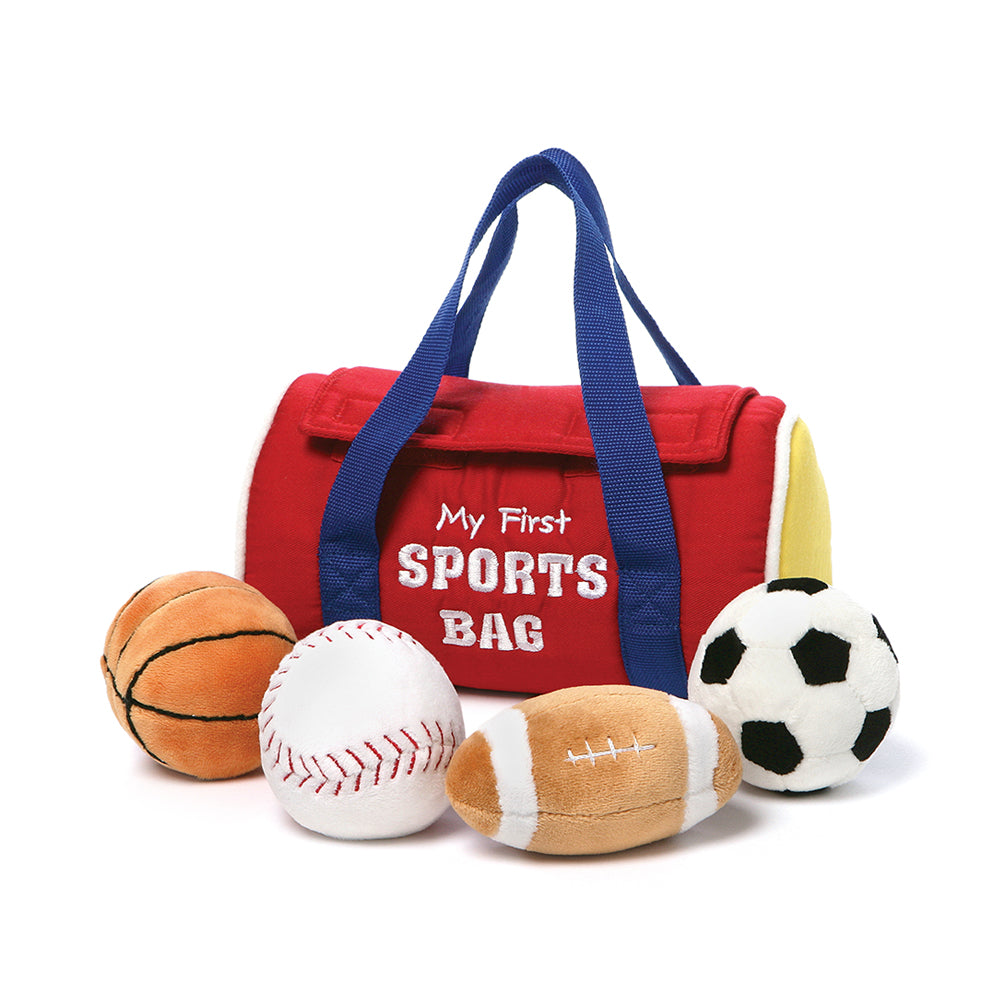 GUND My First Sports Bag Plush Playset