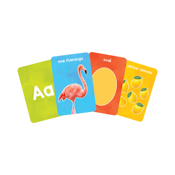 Letters, Numbers, Shapes and Colors Flash Cards