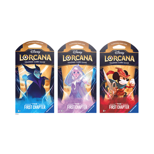 Ravensburger Disney Lorcana: The First Chapter TCG Booster Pack Sleeved