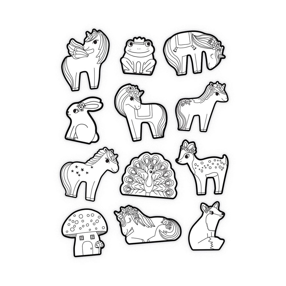 Crocodile Creek Unicorn Coloring Stickers - Mastermind Toys
